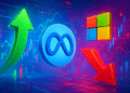 Cổ phiếu Meta tăng vọt, đà giảm Microsoft chi phối Phố Wall
