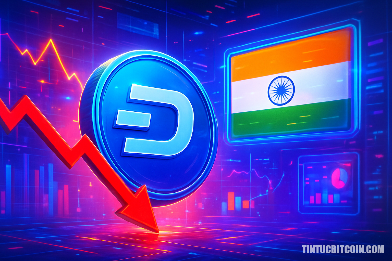 Dash lao dốc sau cảnh báo của Ấn Độ về coin ẩn danh? - Tin Tức Bitcoin - Cập Nhật Tin Tức Coin Mới Nhất 24/7 2026 Dash lao dốc sau cảnh báo của Ấn Độ về coin ẩn danh?