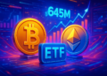ETF Bitcoin và Ethereum hút ròng 645 triệu USD đầu tháng 1