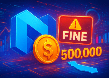 Nexo bị phạt 500.000 USD vì cho vay crypto trái phép ở California