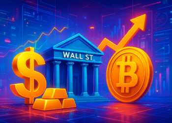 Phố Wall và vàng lập đỉnh, Bitcoin vẫn tăng chậm hơn