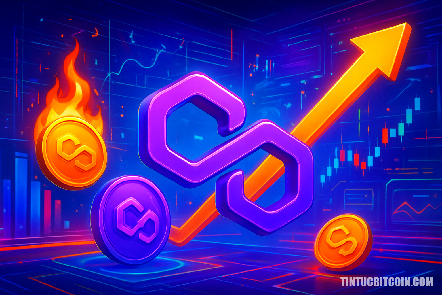 Polygon tăng giá giữa đốt phí kỷ lục và rủi ro chốt lời POL - Tin Tức Bitcoin - Cập Nhật Tin Tức Coin Mới Nhất 24/7 2026 Polygon tăng giá giữa đốt phí kỷ lục và rủi ro chốt lời POL