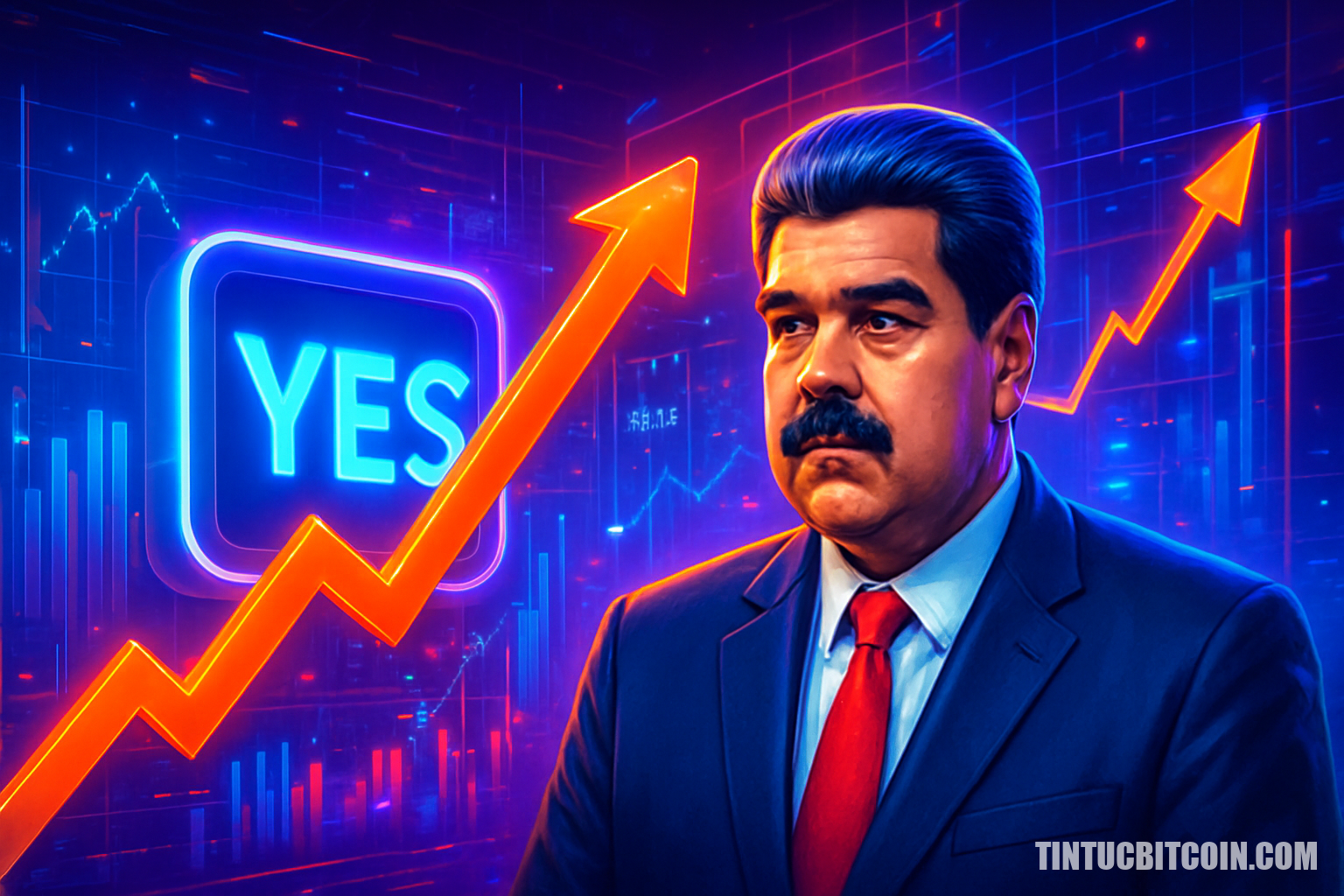 Polymarket cảnh báo Maduro: cổ phần Yes tăng vọt trước tin tức - Tin Tức Bitcoin - Cập Nhật Tin Tức Coin Mới Nhất 24/7 2026 Polymarket cảnh báo Maduro: cổ phần Yes tăng vọt trước tin tức