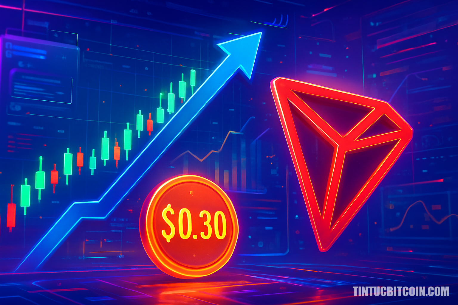 TRON giữ cấu trúc tăng, mốc 0,30 USD vẫn then chốt - Tin Tức Bitcoin - Cập Nhật Tin Tức Coin Mới Nhất 24/7 2026 TRON giữ cấu trúc tăng, mốc 0,30 USD vẫn then chốt