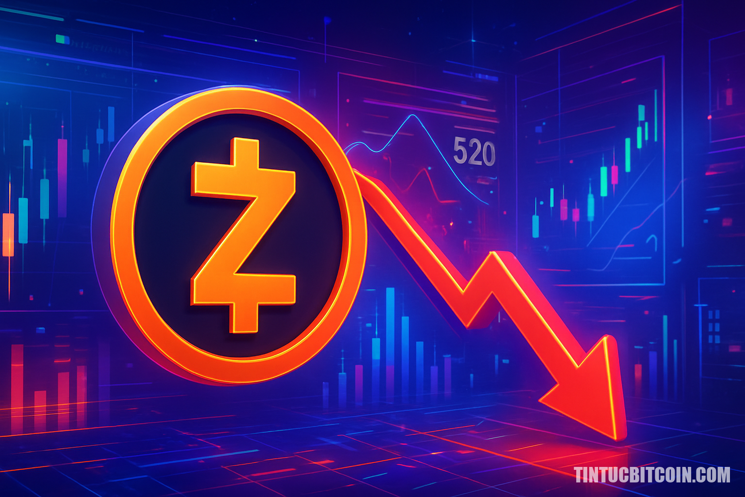 Zcash liên tục thất bại ở mốc 520 USD dù phục hồi ngắn hạn