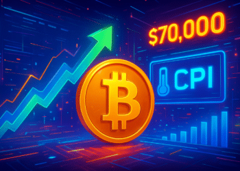Bitcoin bật tăng nhờ CPI hạ nhiệt nhưng vẫn mắc kẹt dưới 70.000 USD