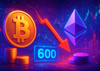 Bitcoin và Ethereum kéo thị trường giảm do xả long 600 triệu USD