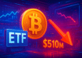 ETF Bitcoin ghi nhận dòng tiền rút ròng 510 triệu USD - Tin Tức Bitcoin - Cập Nhật Tin Tức Coin Mới Nhất 24/7 2026 ETF Bitcoin ghi nhận dòng tiền rút ròng 510 triệu USD