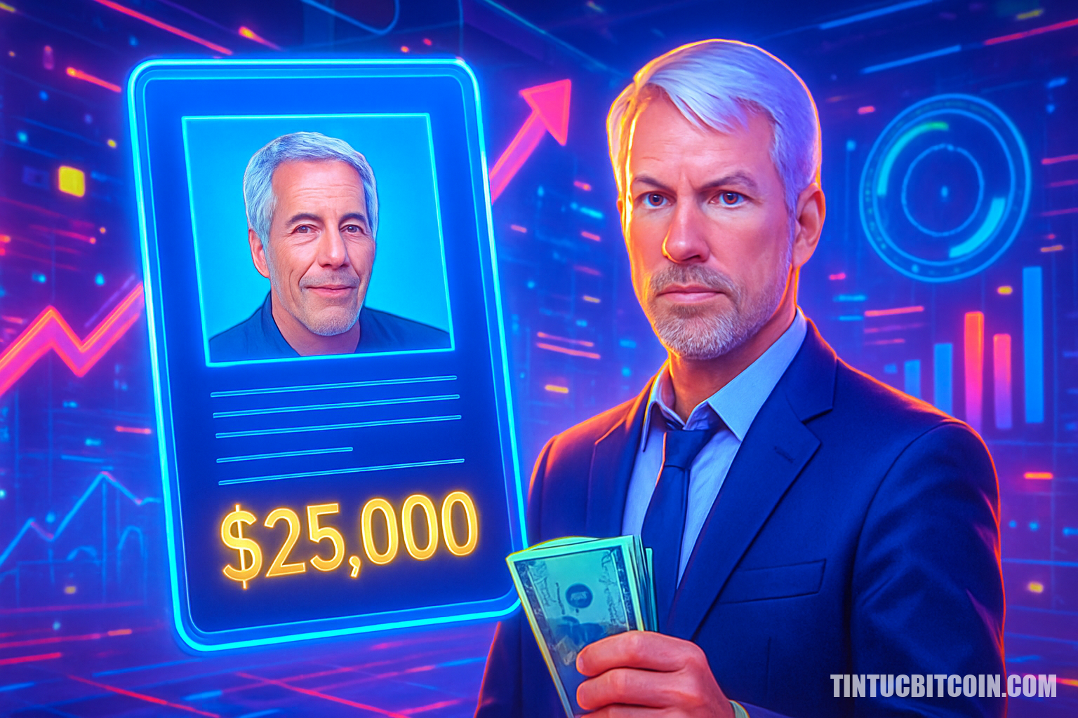Hồ sơ Epstein hé lộ Michael Saylor trả 25.000 USD để vào nhóm elite - Tin Tức Bitcoin - Cập Nhật Tin Tức Coin Mới Nhất 24/7 2026 Hồ sơ Epstein hé lộ Michael Saylor trả 25.000 USD để vào nhóm elite