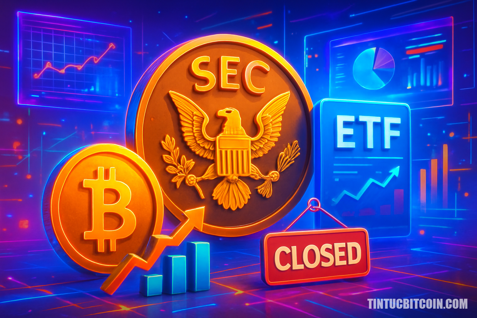 SEC tạm hoãn quyết định về ETF và các hồ sơ crypto trước nguy cơ chính phủ Mỹ đóng cửa - Tin Tức Bitcoin - Cập Nhật Tin Tức Coin Mới Nhất 24/7 2026 SEC tạm hoãn quyết định về ETF và các hồ sơ crypto trước nguy cơ chính phủ Mỹ đóng cửa