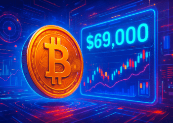 Bitcoin đi ngang quanh 69.000 USD khi căng thẳng địa chính trị kìm đà