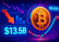 Bitcoin giảm đòn bẩy sau đáo hạn 13,5 tỷ USD, khó vượt 66.000?