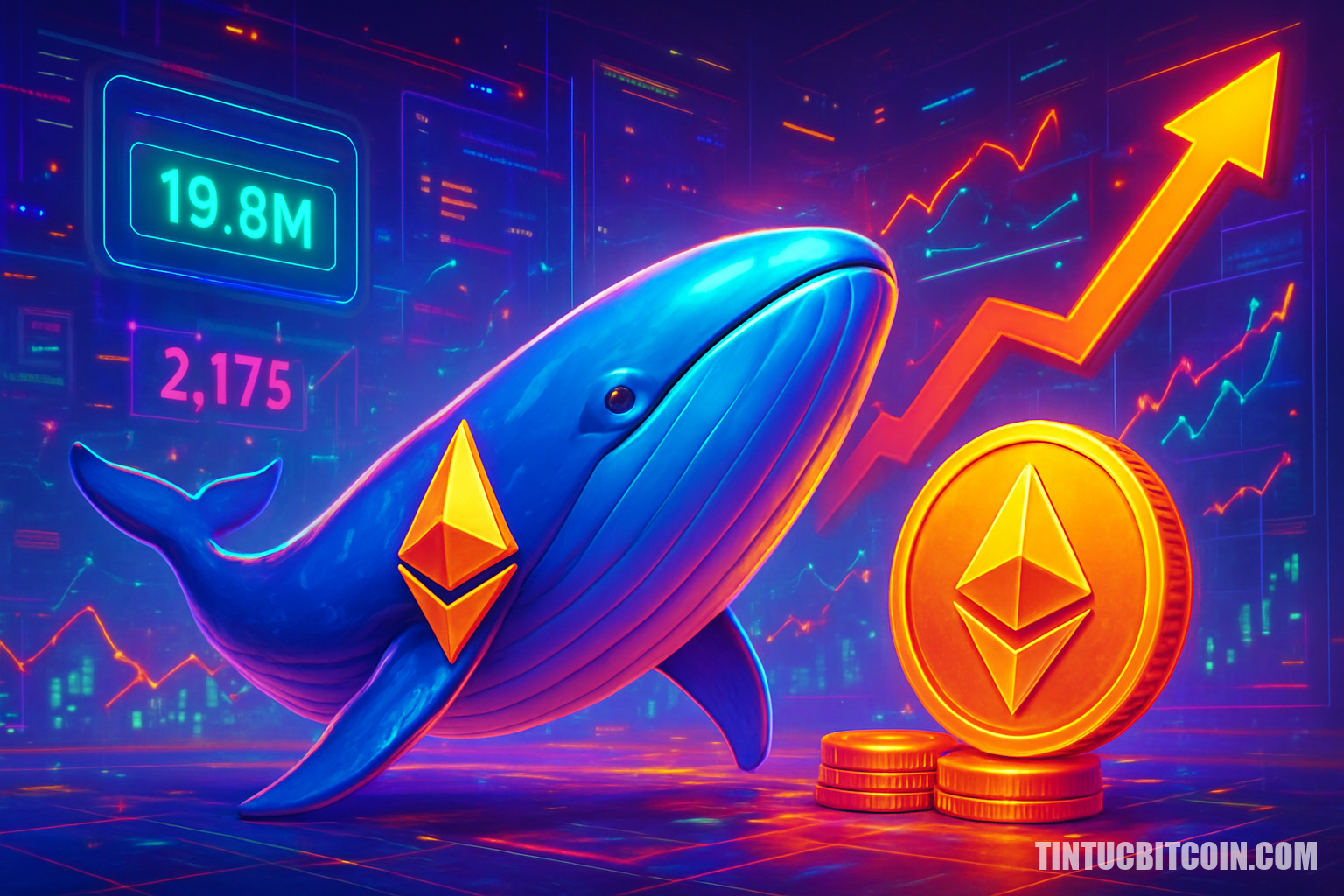 Cá voi Ethereum mua thêm 19,8 triệu USD ETH, vượt 2.175 USD? - Tin Tức Bitcoin - Cập Nhật Tin Tức Coin Mới Nhất 24/7 2026 Cá voi Ethereum mua thêm 19,8 triệu USD ETH, vượt 2.175 USD?
