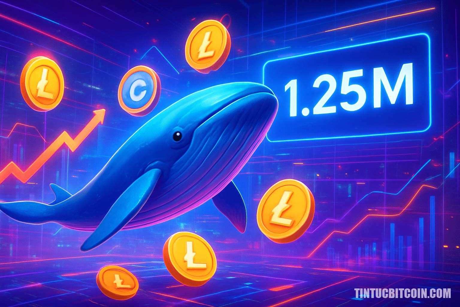 Cá voi Litecoin rút 1,25 triệu LTC khỏi sàn, dấy kỳ vọng tích lũy - Tin Tức Bitcoin - Cập Nhật Tin Tức Coin Mới Nhất 24/7 2026 Cá voi Litecoin rút 1,25 triệu LTC khỏi sàn, dấy kỳ vọng tích lũy