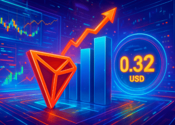Khối lượng giao dịch khiến TRX khó bứt phá khi ở 0,32 USD