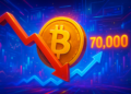 Lực bán kìm hãm đà tăng dù Bitcoin giữ mốc 70.000 USD