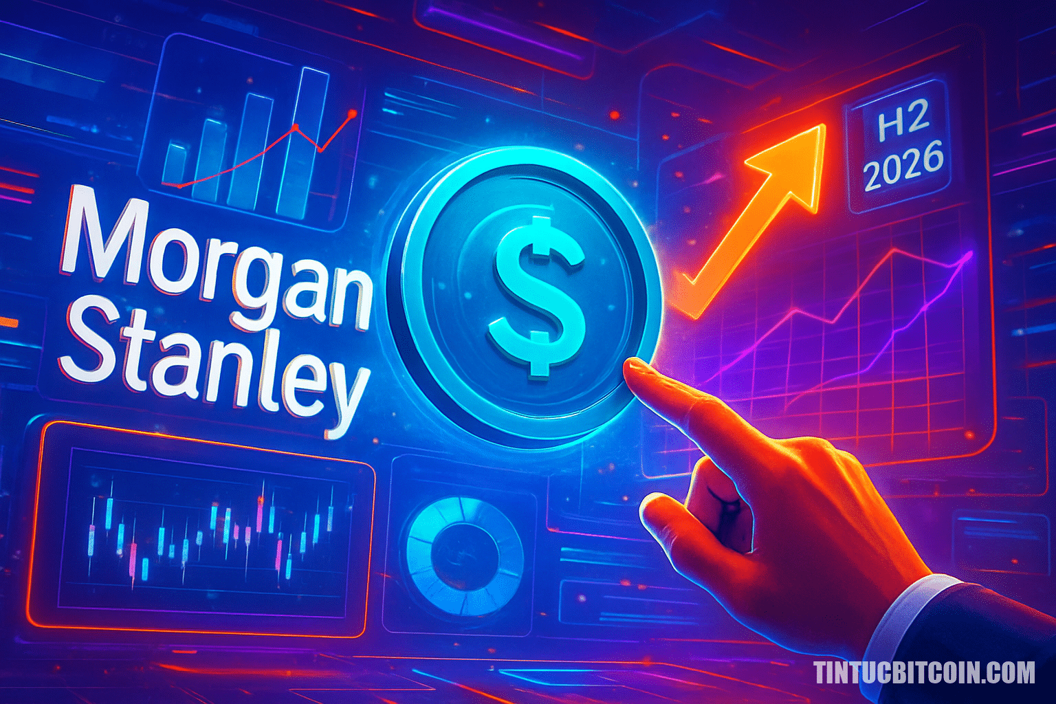 Morgan Stanley lên kế hoạch giao dịch cổ phiếu token hóa H2/2026
