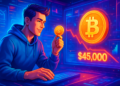 Người cược Polymarket dự báo Bitcoin dễ rơi dưới 45.000 USD
