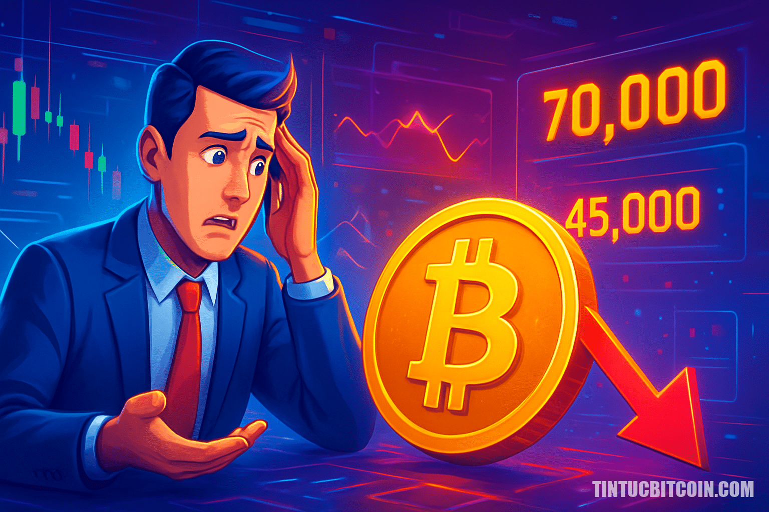 Nhà đầu tư hỏi: Bitcoin thủng 70.000 USD, lo sập 45.000 USD? - Tin Tức Bitcoin - Cập Nhật Tin Tức Coin Mới Nhất 24/7 2026 Nhà đầu tư hỏi: Bitcoin thủng 70.000 USD, lo sập 45.000 USD?