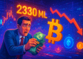 Nhà đầu tư rút 230 triệu USD, thị trường crypto vào pha sợ hãi