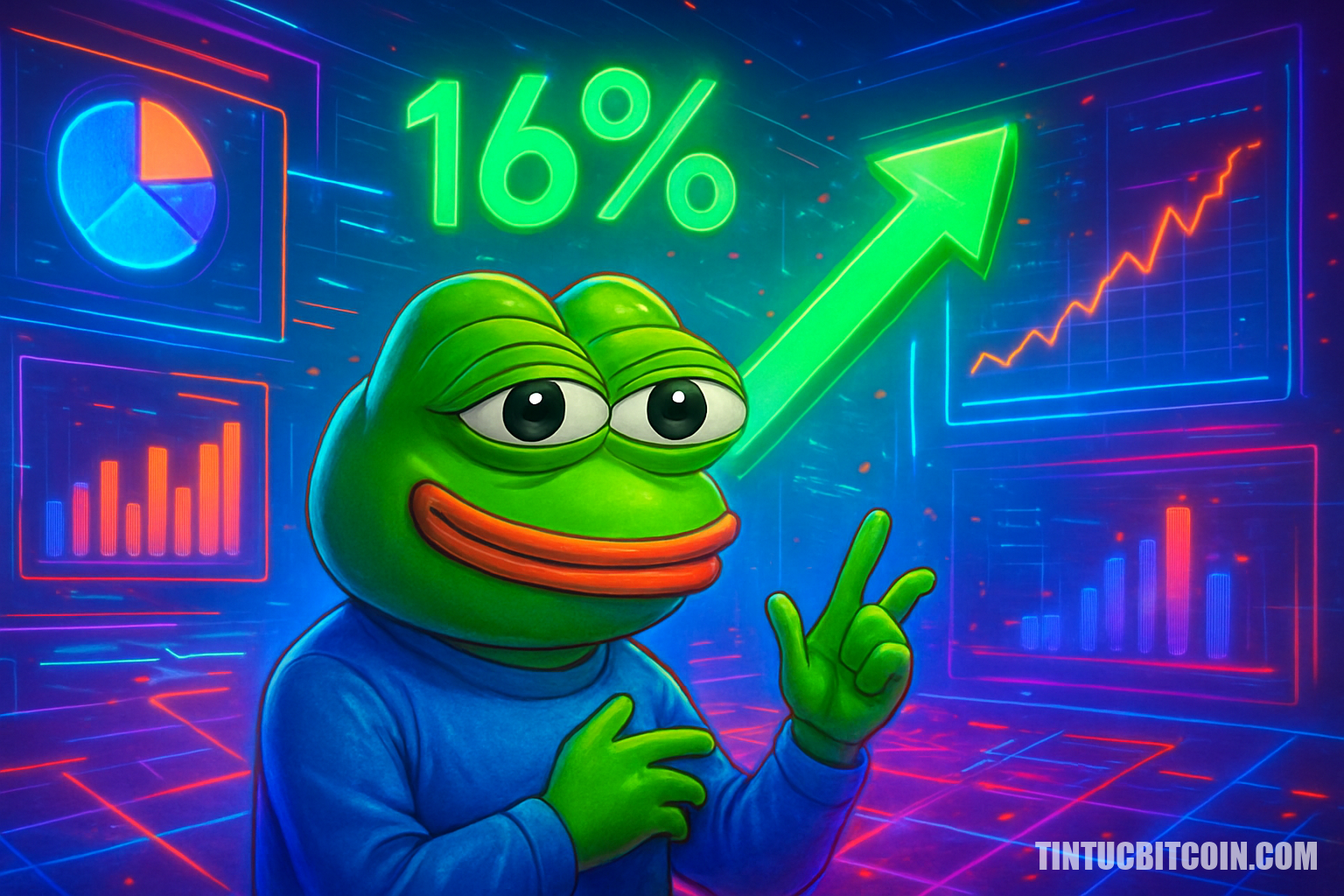 Pepe tăng 16% nhưng nhà đầu tư chưa nên FOMO ngay - Tin Tức Bitcoin - Cập Nhật Tin Tức Coin Mới Nhất 24/7 2026 Pepe tăng 16% nhưng nhà đầu tư chưa nên FOMO ngay