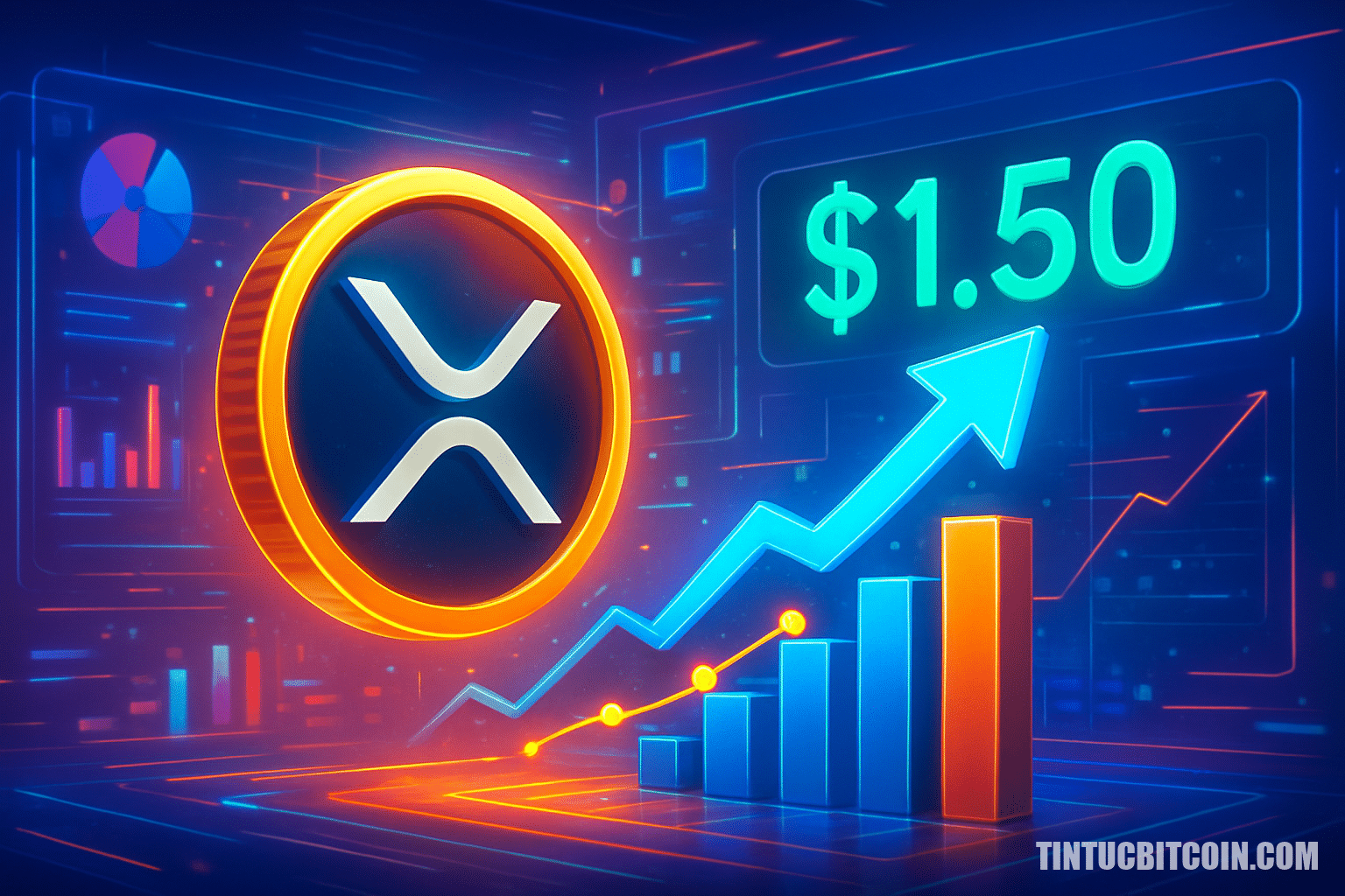 Phe mua XRP nhắm 1,5 USD khi hoạt động mạng tăng gấp 3 lên 3 triệu? - Tin Tức Bitcoin - Cập Nhật Tin Tức Coin Mới Nhất 24/7 2026 Phe mua XRP nhắm 1,5 USD khi hoạt động mạng tăng gấp 3 lên 3 triệu?