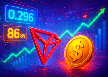 TRX có vượt 0,296 USD khi hệ stablecoin của TRON đạt 86 tỷ USD?