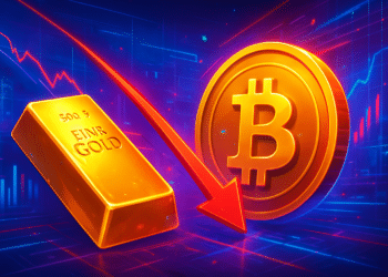 Vàng thủng hỗ trợ quan trọng, giảm 3,7%: Crypto chịu áp lực?