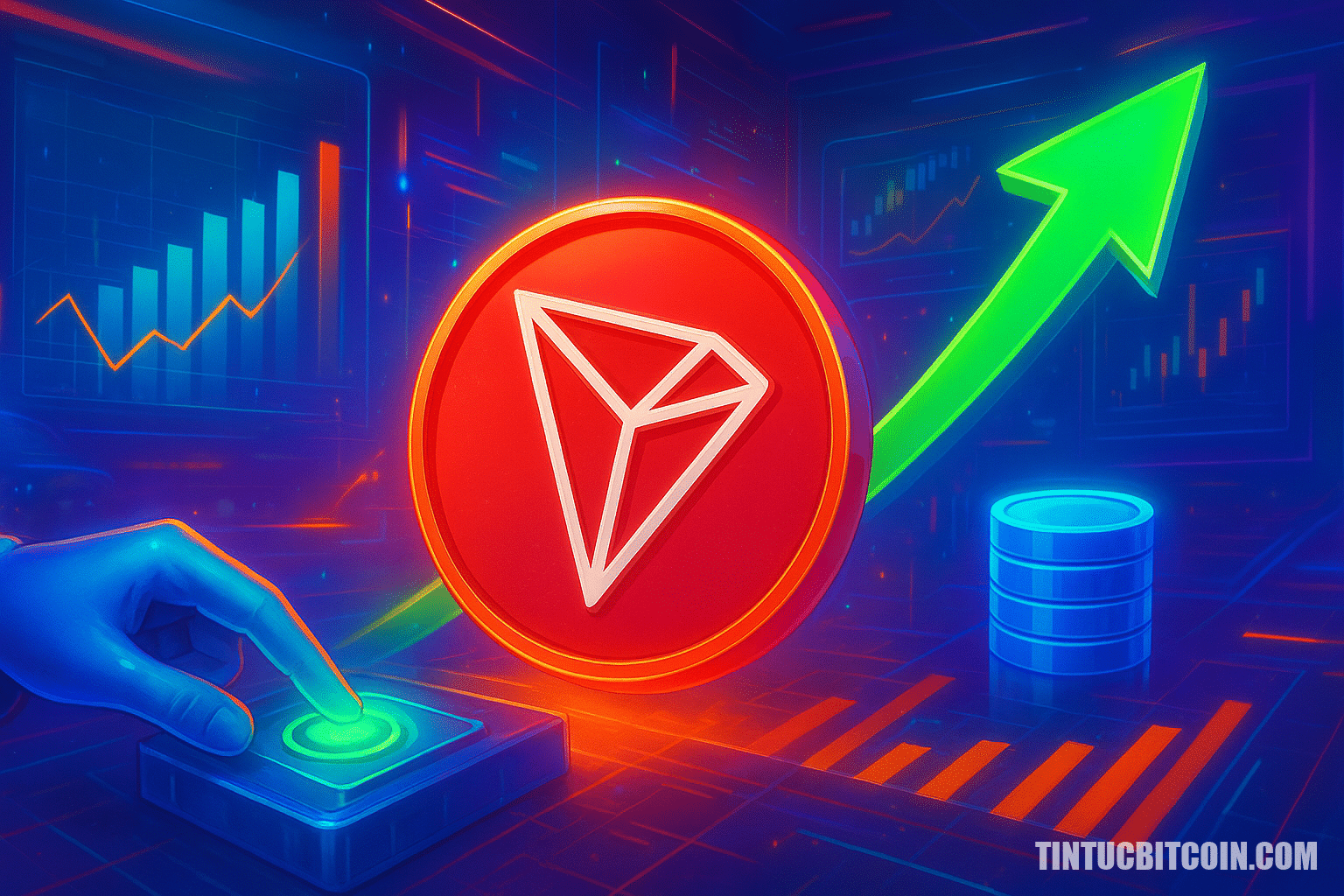 TRON mua thêm TRX, giao dịch lớn hỗ trợ giá tăng