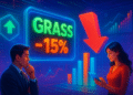 GRASS giảm 15% dù khối lượng tăng: Nhà đầu tư đang bán hay mua?
