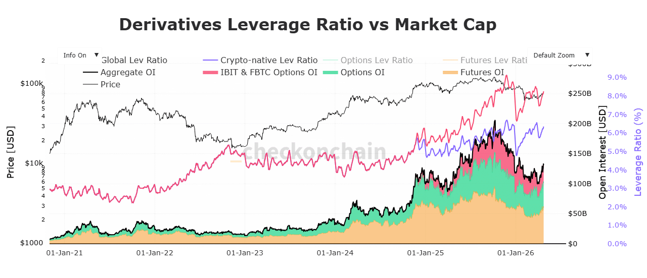Bitcoin leverage ratio