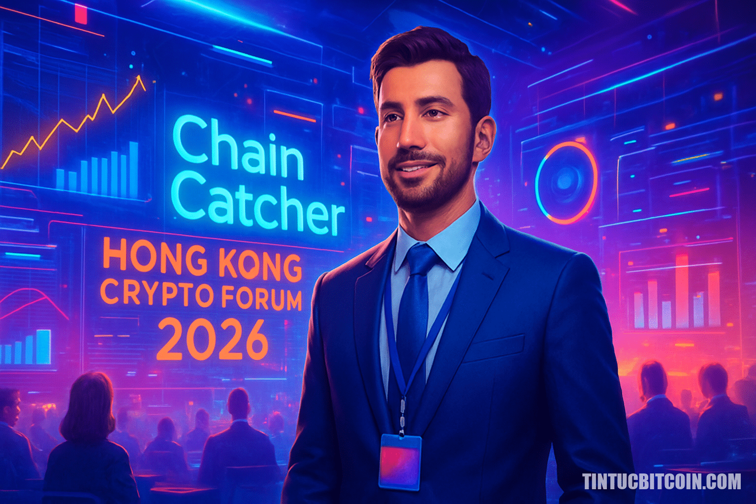 Arda Senoz tham dự ChainCatcher Hong Kong Crypto Forum 2026
