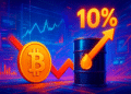 Bitcoin giảm, giá dầu bật tăng 10% giữa khủng hoảng Tây Á