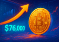 Bitcoin tiến gần 76.000 USD dù rủi ro tăng giả còn cao