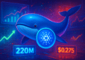 Cá voi Cardano mua 220 triệu ADA, vì sao giá dưới 0,275 USD?