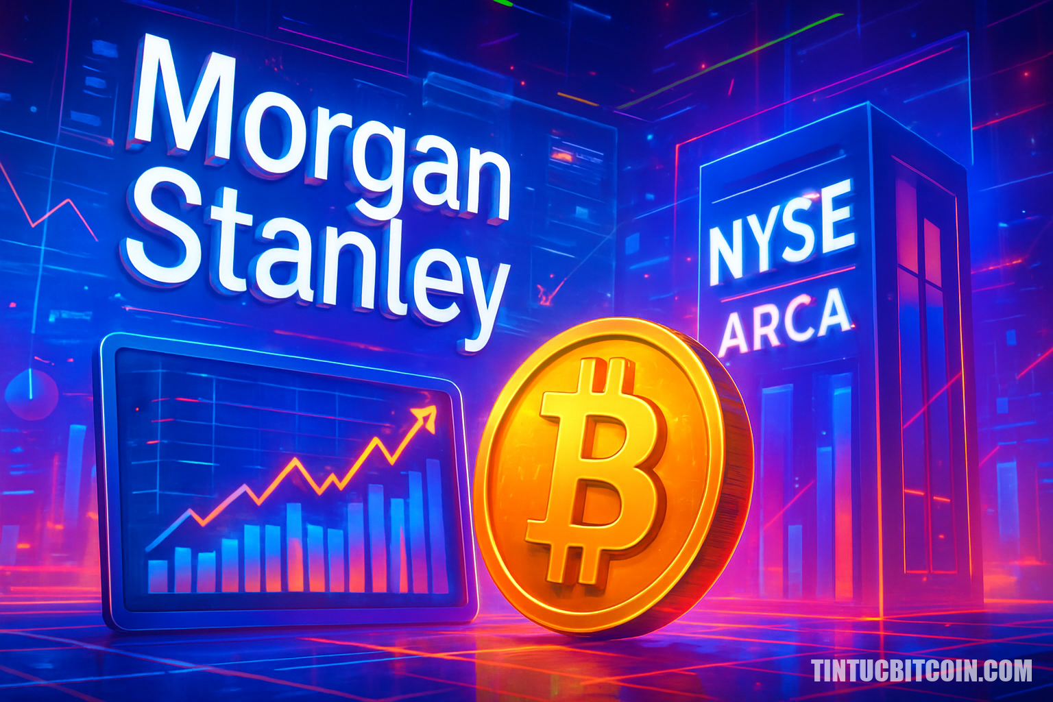 Morgan Stanley đưa ETF Bitcoin spot lên sàn NYSE Arca tối nay - Tin Tức Bitcoin - Cập Nhật Tin Tức Coin Mới Nhất 24/7 2026 Morgan Stanley đưa ETF Bitcoin spot lên sàn NYSE Arca tối nay
