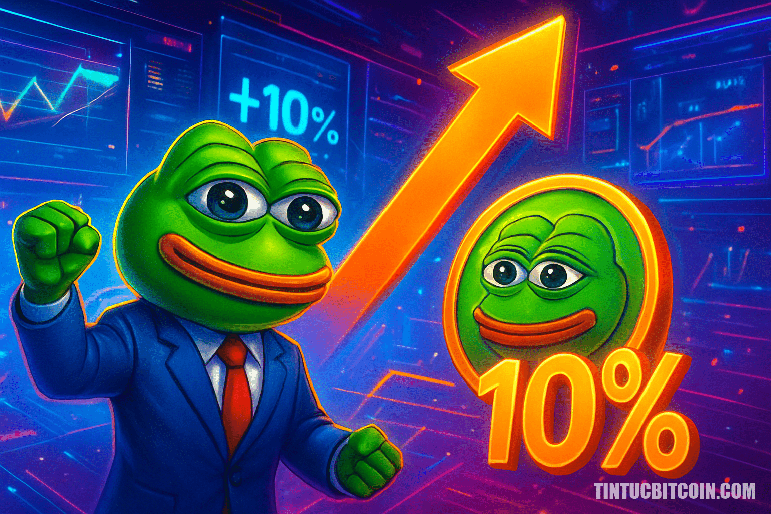 Nhà đầu tư đẩy PEPE tăng 10% khi vượt vùng đi ngang 3 tuần - Tin Tức Bitcoin - Cập Nhật Tin Tức Coin Mới Nhất 24/7 2026 Nhà đầu tư đẩy PEPE tăng 10% khi vượt vùng đi ngang 3 tuần