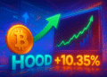 Phố Wall tăng điểm, cổ phiếu crypto bứt phá, HOOD +10,35%
