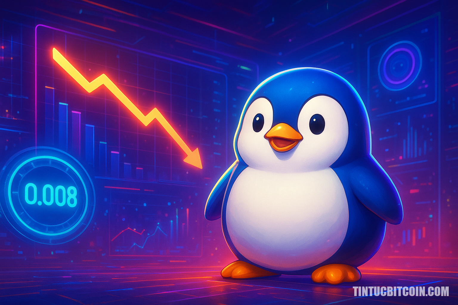 Pudgy Penguins: Vùng cung 0,008 USD quyết định PENGU tiếp theo - Tin Tức Bitcoin - Cập Nhật Tin Tức Coin Mới Nhất 24/7 2026 Pudgy Penguins: Vùng cung 0,008 USD quyết định PENGU tiếp theo
