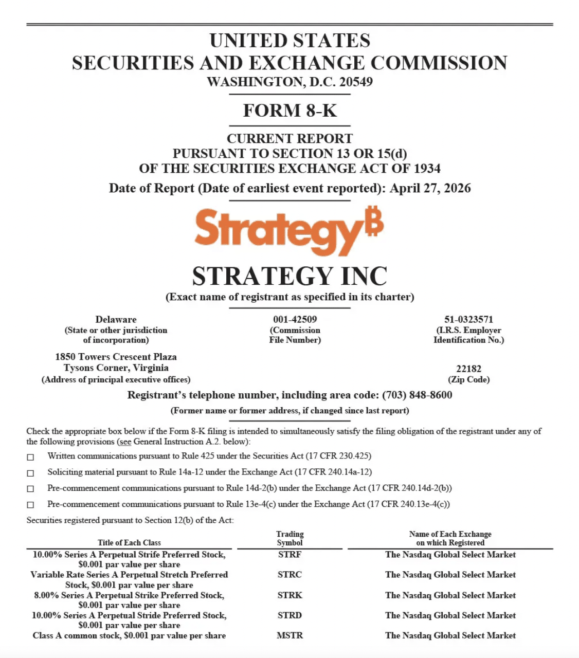 Strategy adds new BTC