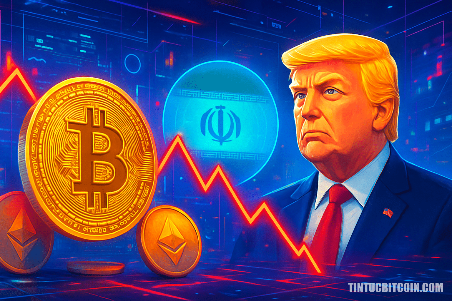 Tiền điện tử có vào thế bấp bênh khi gần hạn Iran 6/4 của Trump? - Tin Tức Bitcoin - Cập Nhật Tin Tức Coin Mới Nhất 24/7 2026 Tiền điện tử có vào thế bấp bênh khi gần hạn Iran 6/4 của Trump?