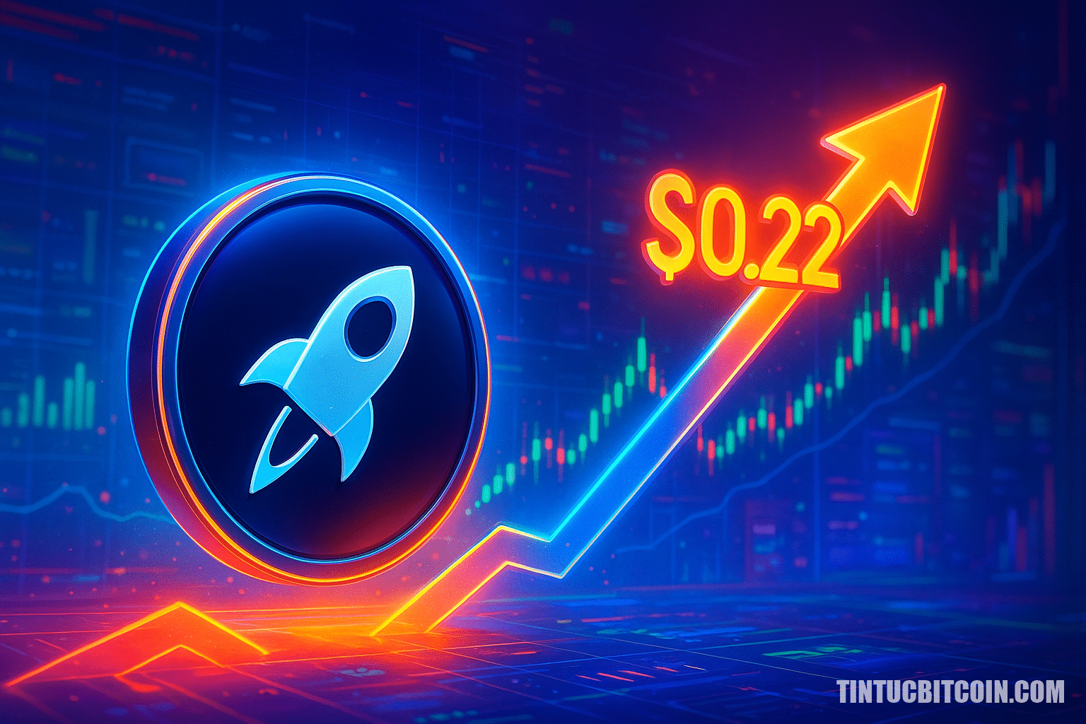 XLM vượt kháng cự, hướng mục tiêu 0,22 USD khi đà tăng mạnh