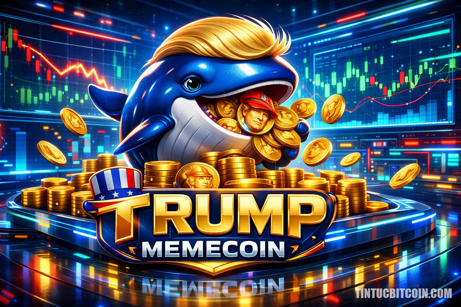 Cá voi tiếp tục gom TRUMP memecoin dù giá giảm 90% từ đỉnh? - Tin Tức Bitcoin - Cập Nhật Tin Tức Coin Mới Nhất 24/7 2026 Cá voi tiếp tục gom TRUMP memecoin dù giá giảm 90% từ đỉnh?