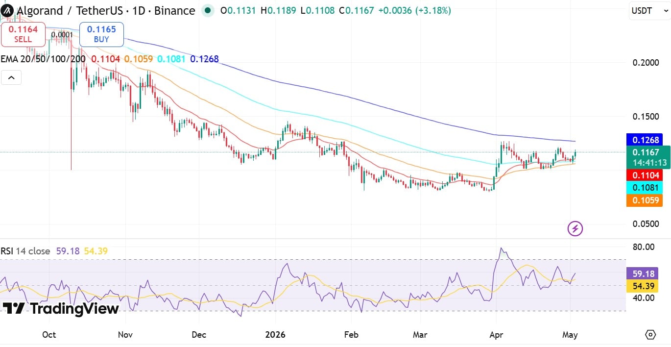RSI của ALGO