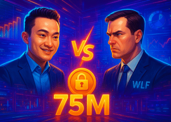 Justin Sun và WLFI đối đầu pháp lý quanh 75 triệu USD token bị khóa