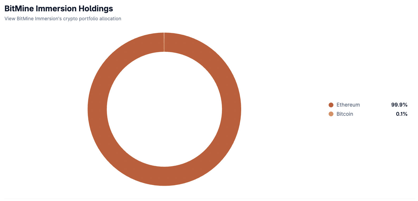 BitMine's ETH holdings