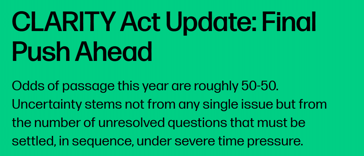 Crypto chờ Thượng viện, CLARITY Act chốt bỏ phiếu 14/5 - Tin Tức Bitcoin - Cập Nhật Tin Tức Coin Mới Nhất 24/7 2026