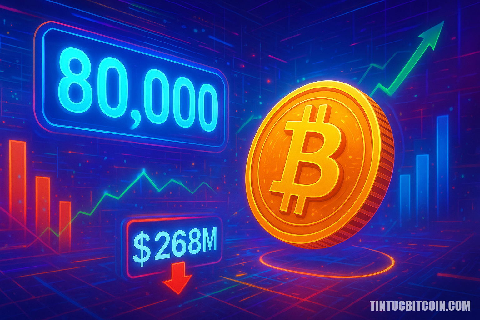 Bitcoin giữ mốc 80.000 USD dù ETF rút 268 triệu USD - Tin Tức Bitcoin - Cập Nhật Tin Tức Coin Mới Nhất 24/7 2026 Bitcoin giữ mốc 80.000 USD dù ETF rút 268 triệu USD