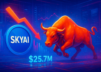 SKYAI giảm 15% sau dòng tiền rút 25,7 triệu USD – Bò có thể giành lại quyền kiểm soát?