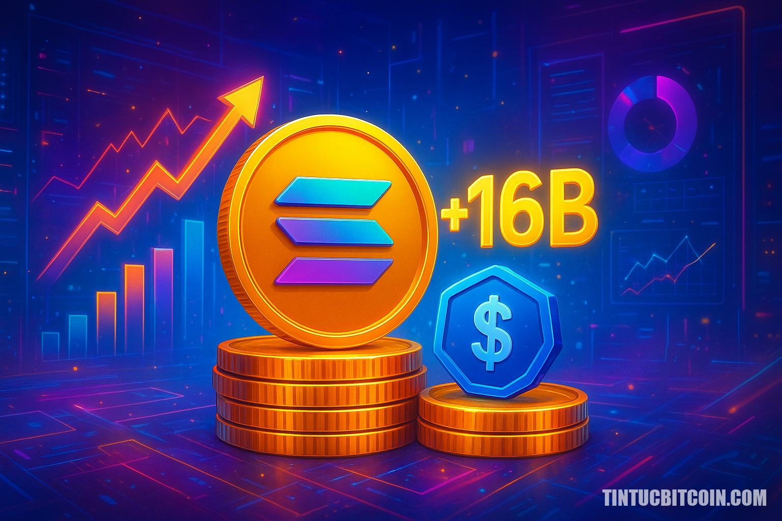 Nguồn cung stablecoin Solana gần 16 tỷ USD, báo hiệu sóng Q2? - Tin Tức Bitcoin - Cập Nhật Tin Tức Coin Mới Nhất 24/7 2026 Nguồn cung stablecoin Solana gần 16 tỷ USD, báo hiệu sóng Q2?